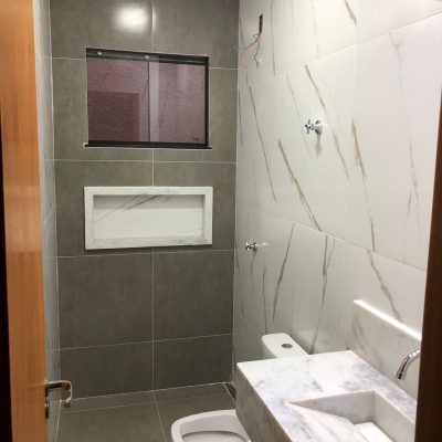 Banheiro da Suíte de Casa 3 Quartos com Suite no Jardim Helvecia - Aparecida de Goiânia (12)